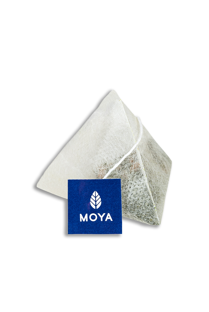 Moya Genmaicha — органічний японський зелений чай у пакетиках, 15 x 1,5 г