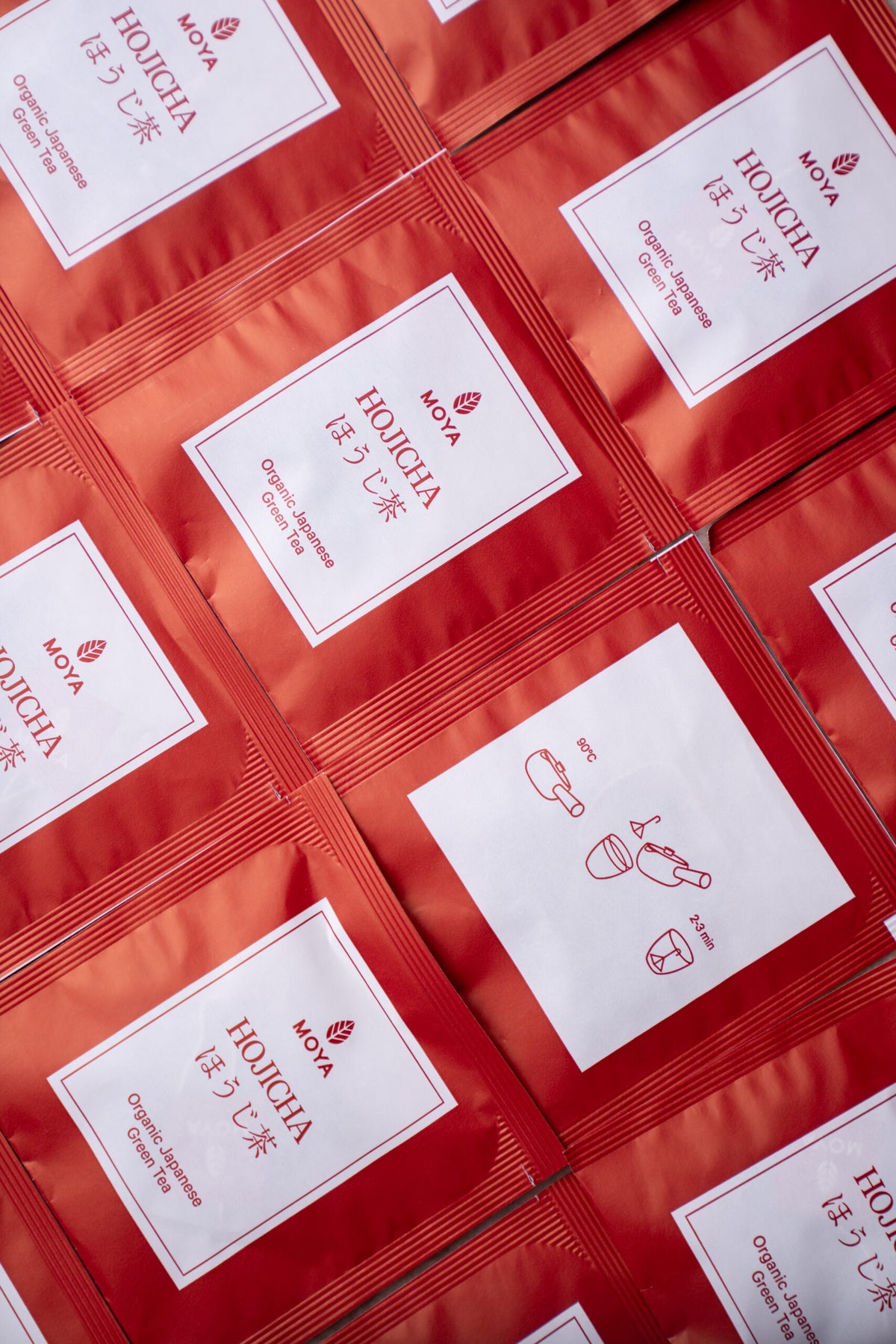 Moya Hojicha — органічний японський зелений чай у пакетиках, 15 x 1,5г