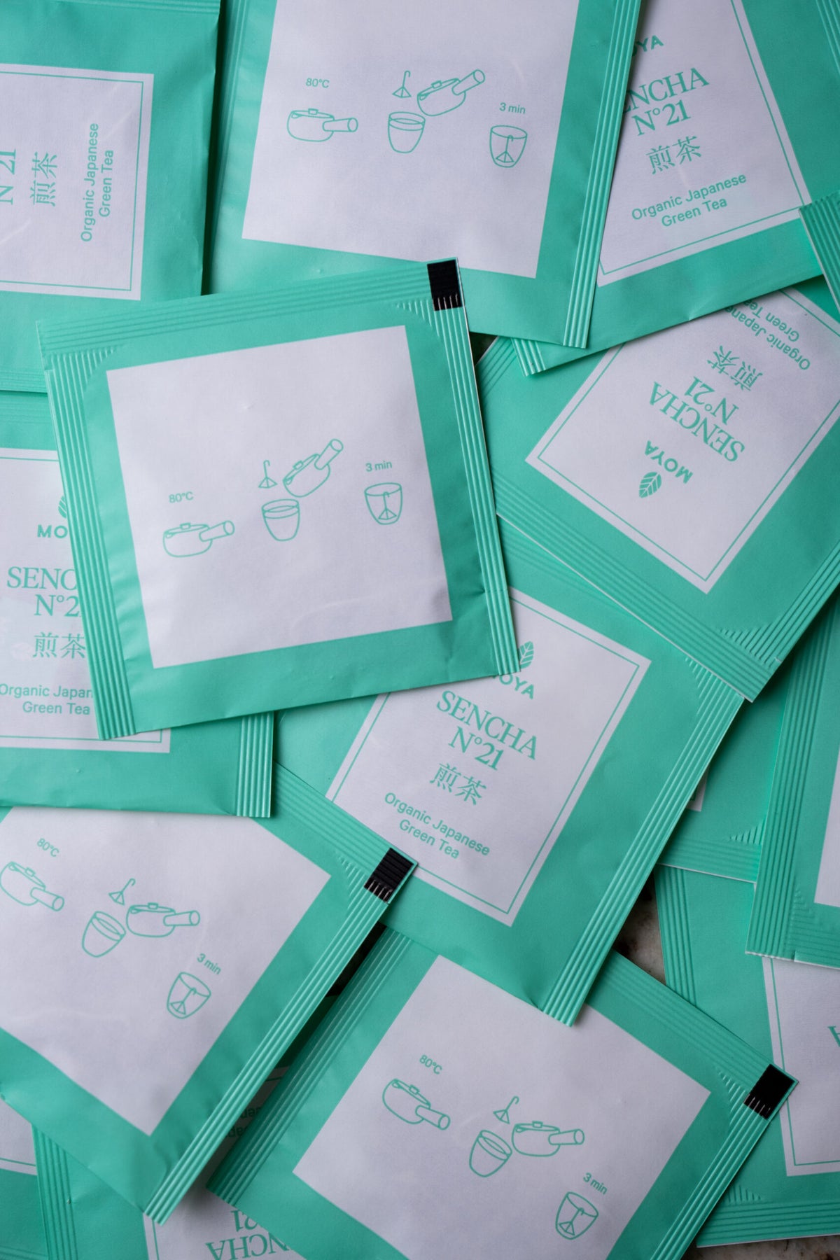 Moya Sencha — органічний японський зелений чай у пакетиках, 15 x 1,5 г