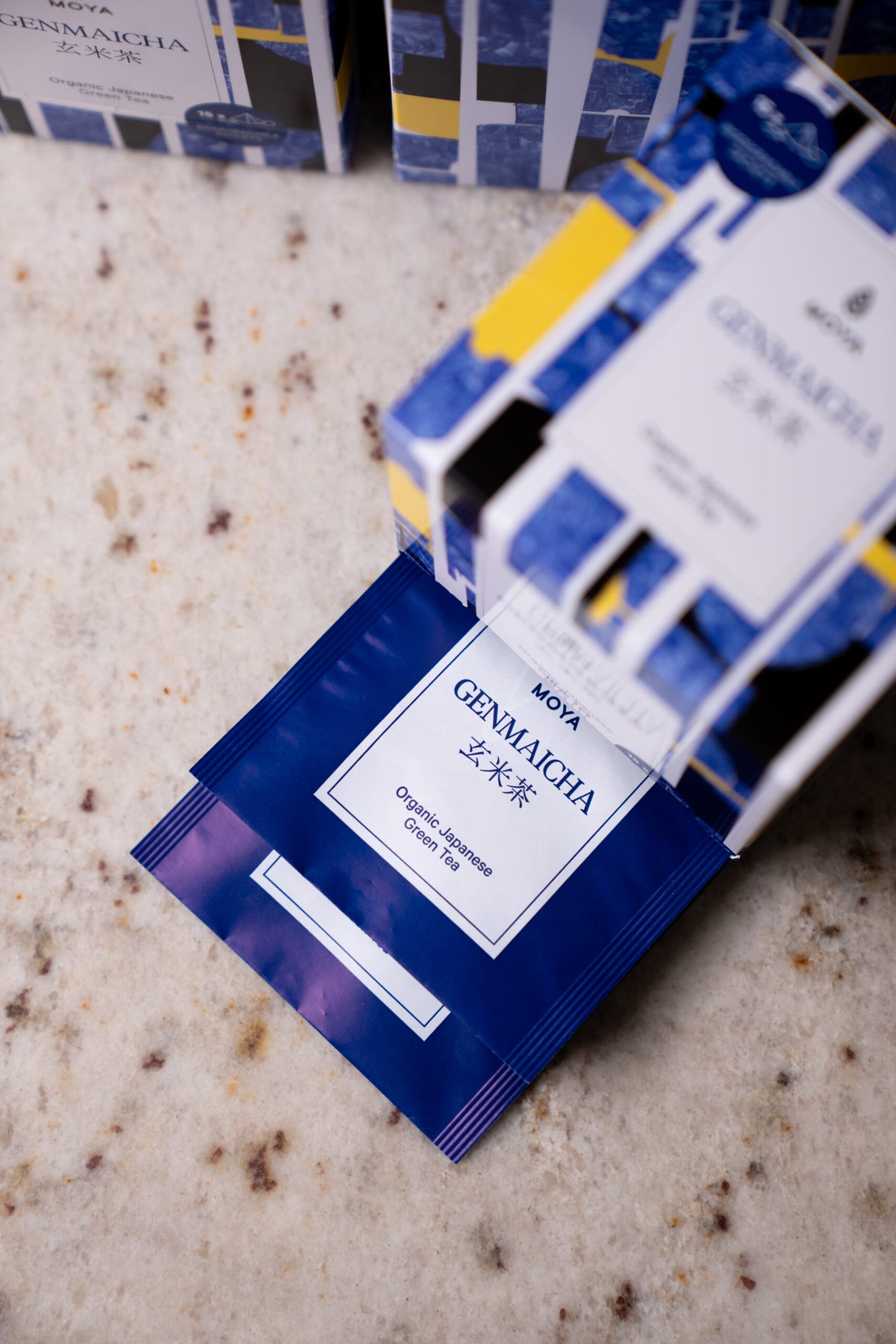 Moya Genmaicha — органічний японський зелений чай у пакетиках, 15 x 1,5 г