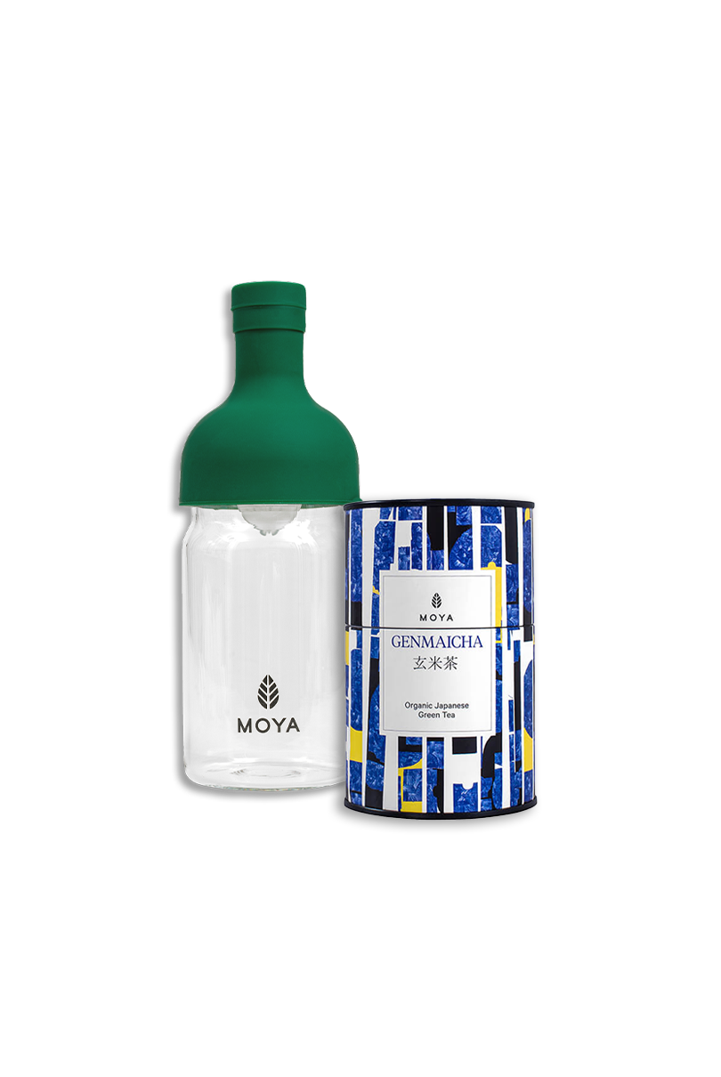 Набір Cold Brew: пляшка 350 мл та Moya Genmaicha 60 г