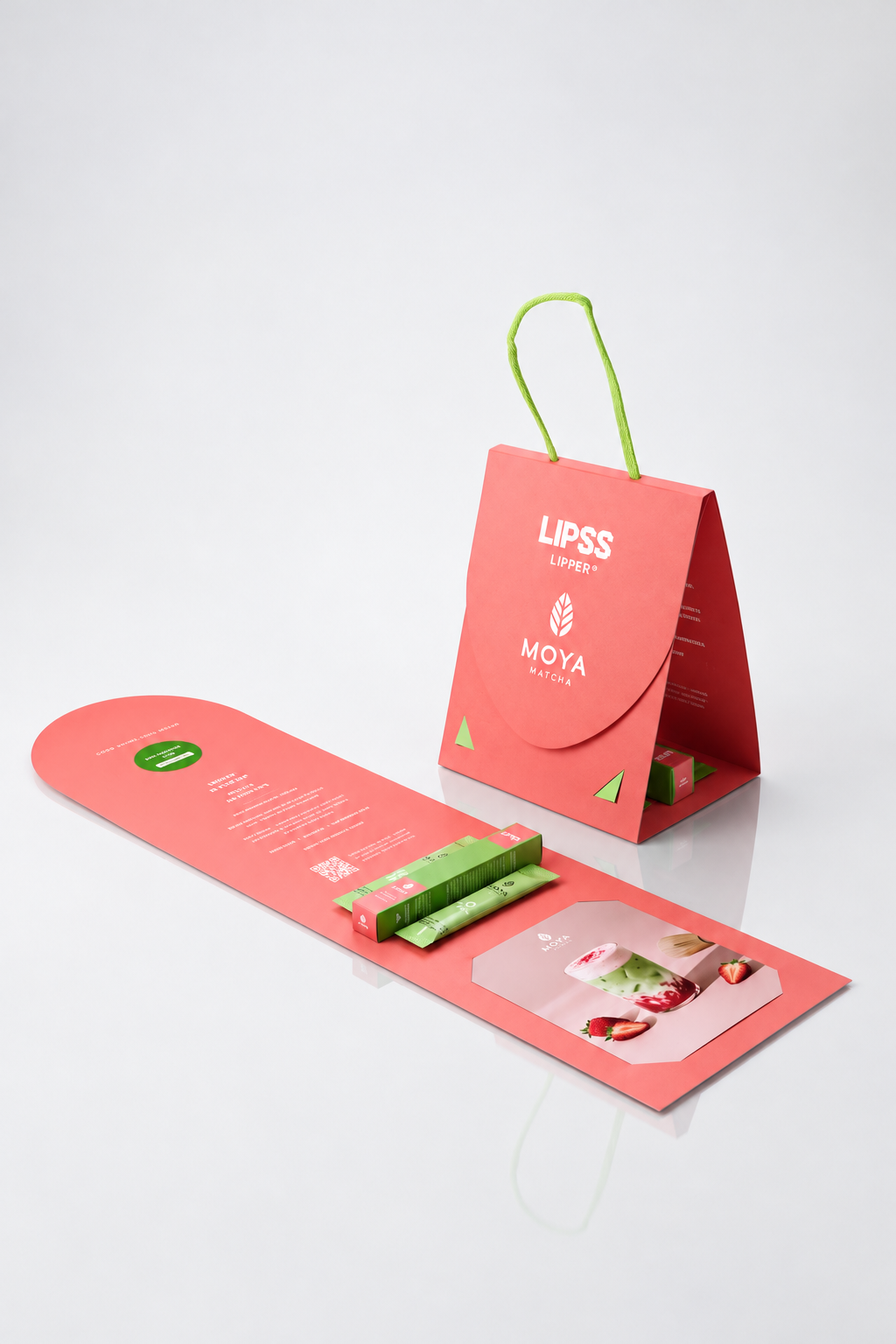 MATCHA STRAWBERRY LIPPER - лімітована колаборація LIPSS × MOYA