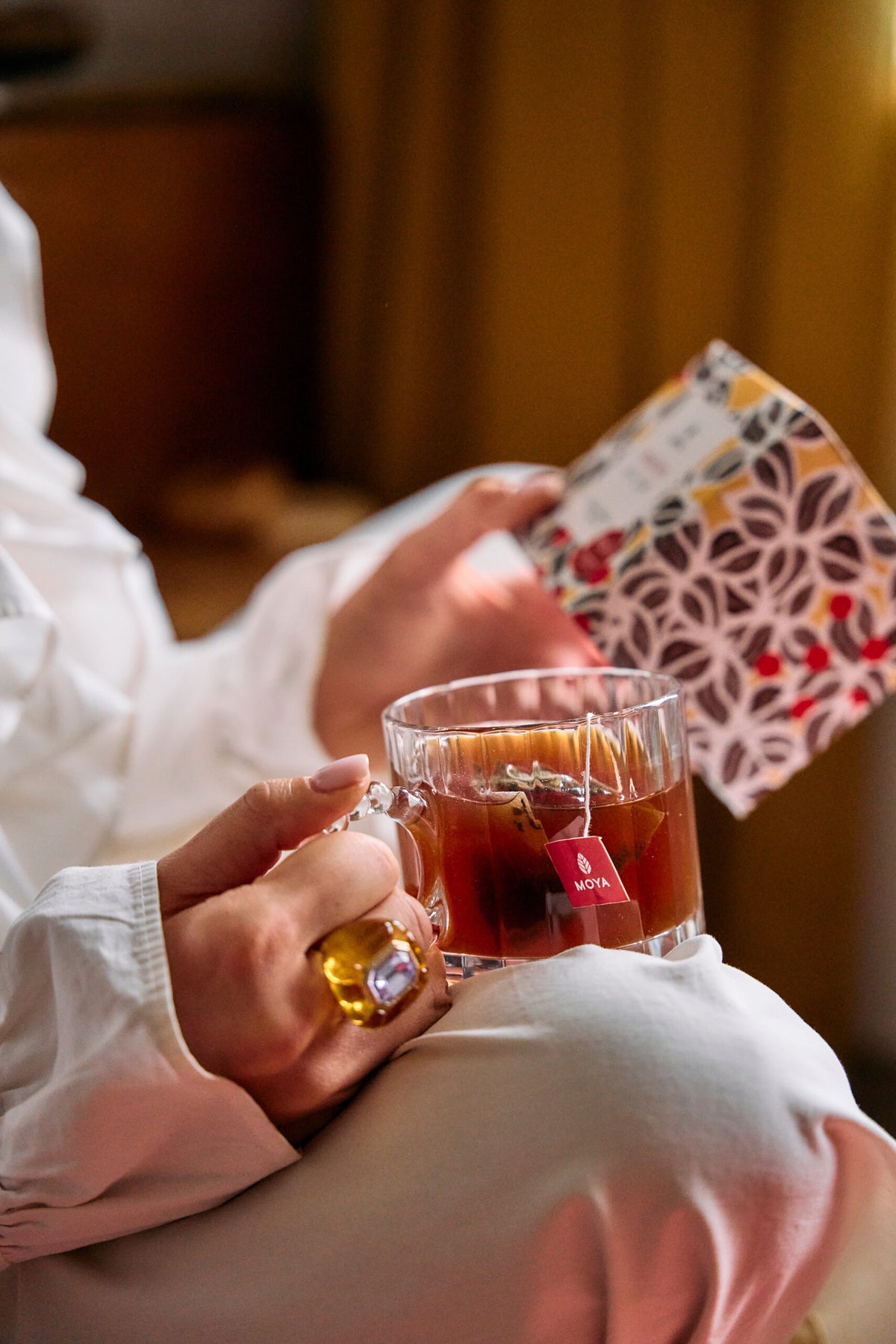 Moya Hojicha — органічний японський зелений чай у пакетиках, 15 x 1,5г