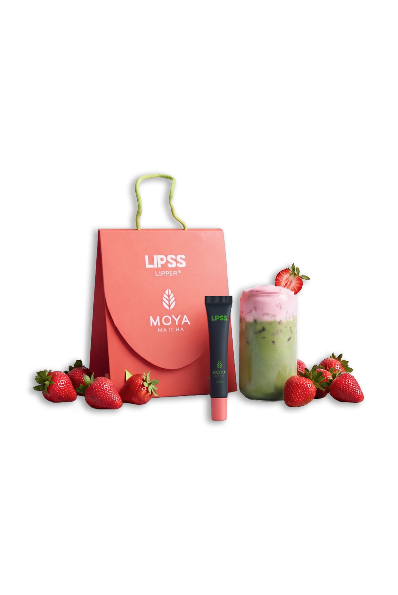 MATCHA STRAWBERRY LIPPER - лімітована колаборація LIPSS × MOYA