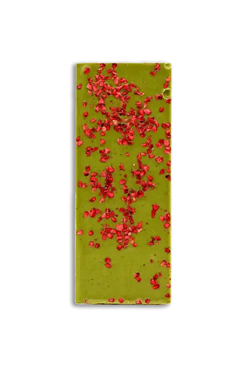 Bio-шоколад з матчею та малиною 80г
