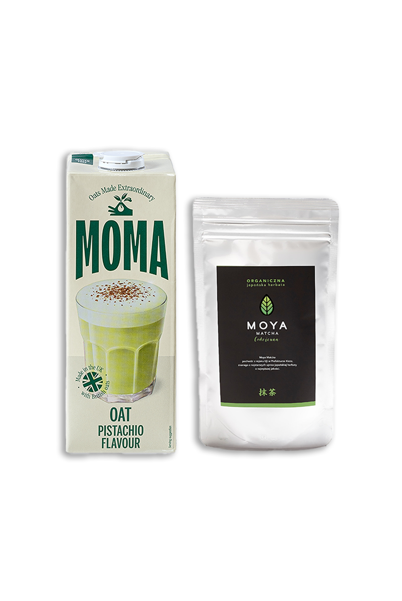 Moya Matcha Daily 50g & MOMA Pistachio 1L